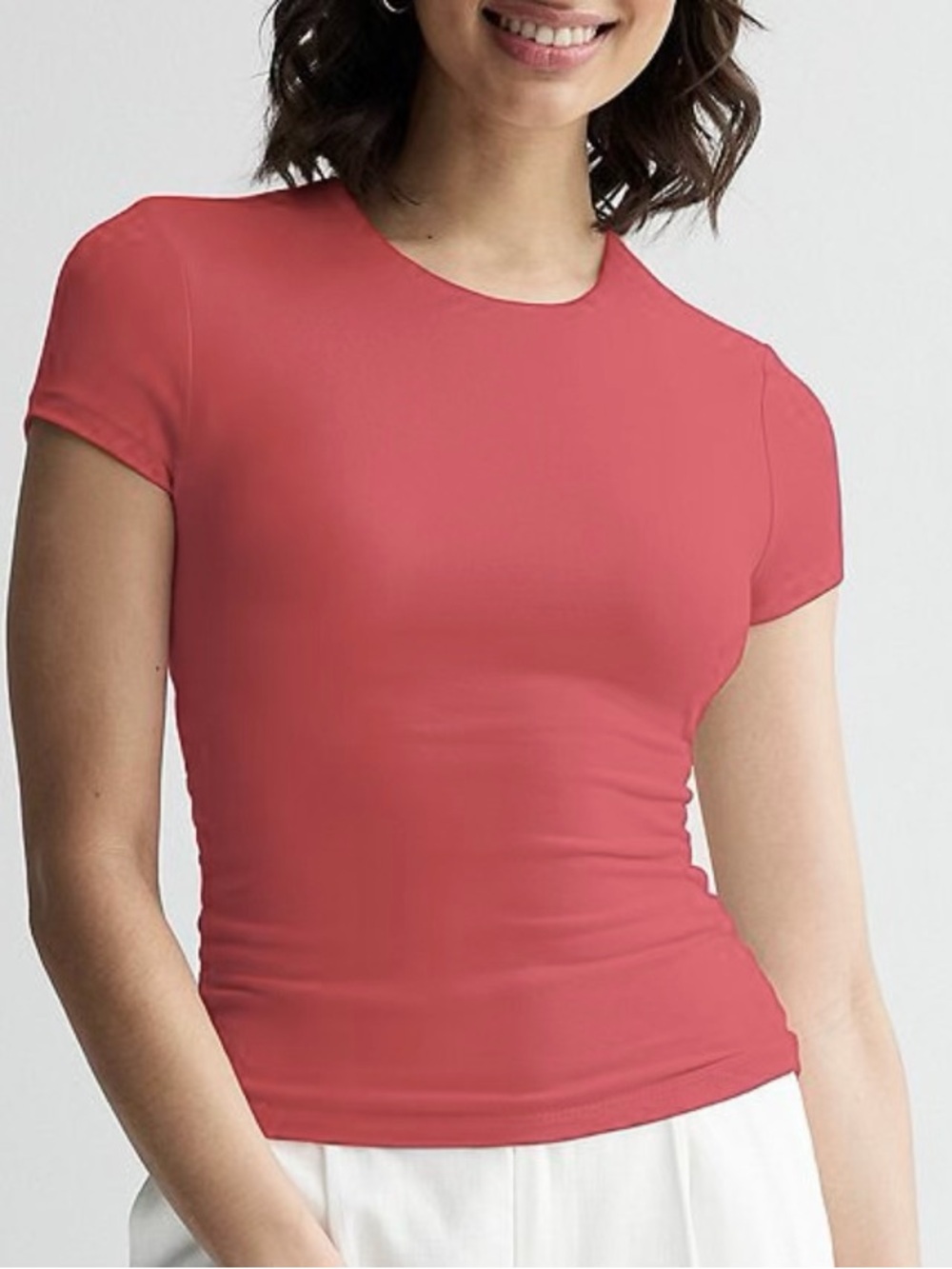 Contour Short Sleeve Crewneck Top